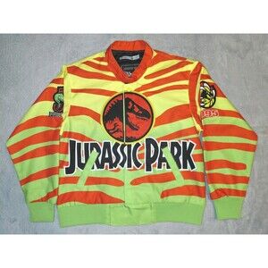 Jurassic Park Work Jacket‎ Men's Size S Headgear Classics 1995 Multicolor, New